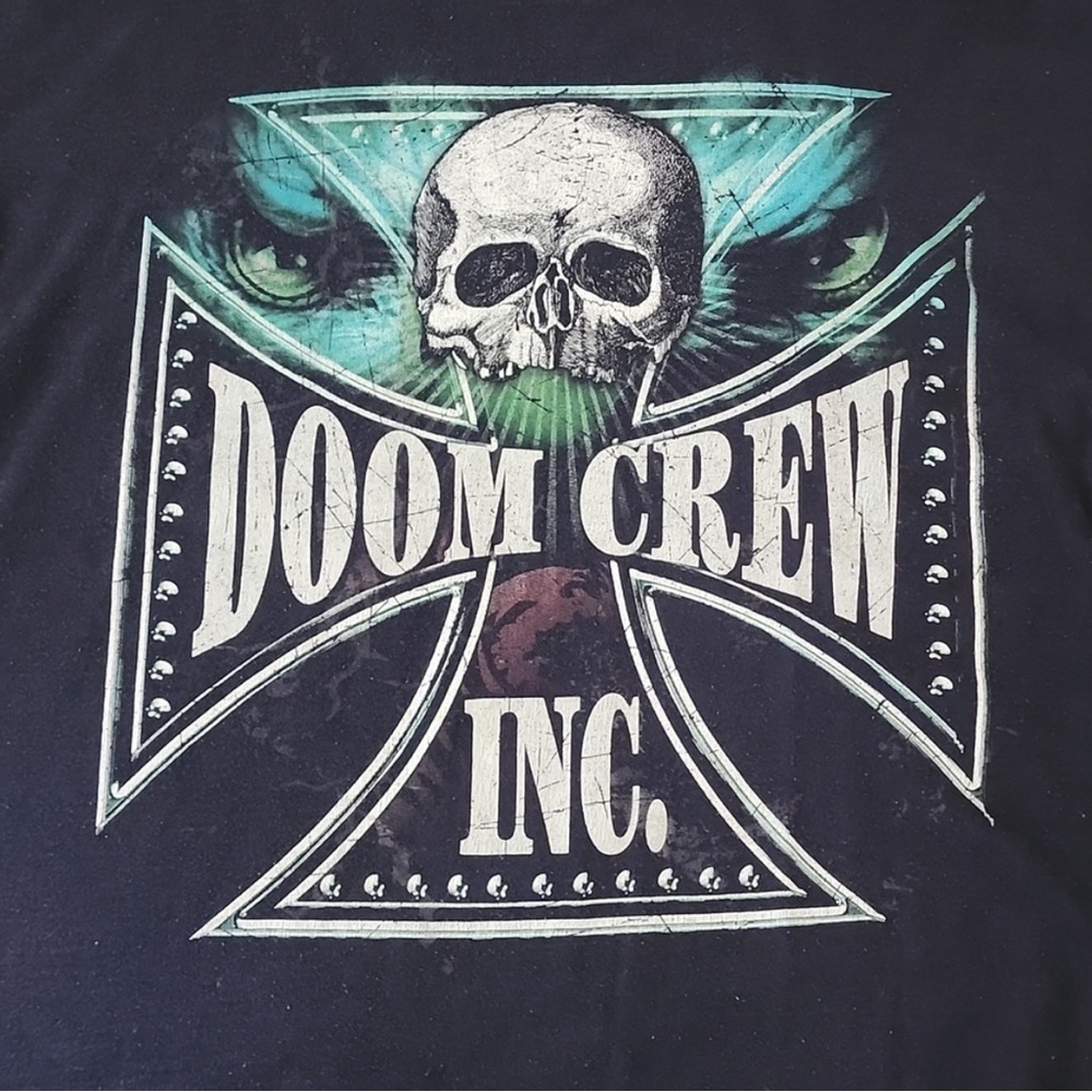 Vintage Black Label Society Doom Crew Inc Black T-Shirt Size XL